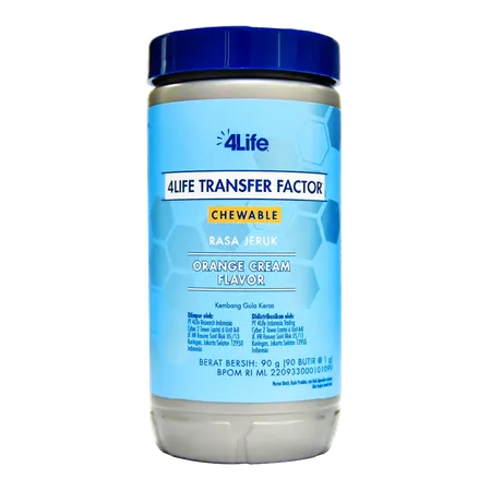 Kemasan 4Life Transfer Factor Chewable (produk resmi Indonesia)