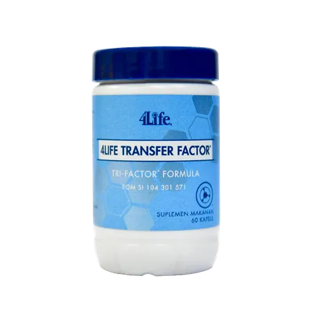 Kemasan 4Life Transfer Factor Tri-Factor (produk resmi Indonesia)